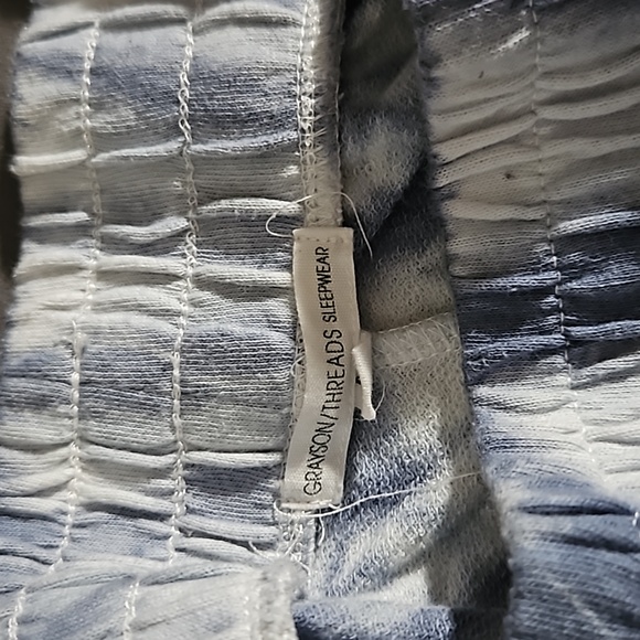 Grayson threads tie dye shorts medium blue and white - Picture 2 of 3